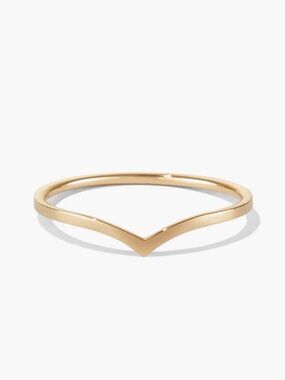 Mejuri Wishbone Ring - 14k Yellow Gold Size 7